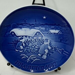 Vintage Bing & Grondahl Christmas Jule After 1982 Royal Copenhagen Plate